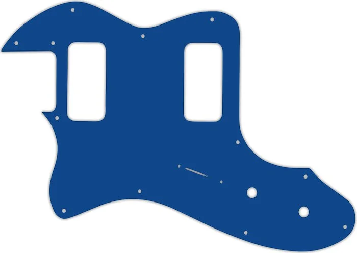 WD Custom Pickguard For Left Hand Fender Telecaster Thinline Super Deluxe #08 Blue/White/Blue