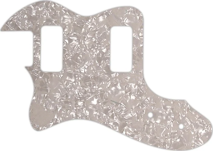 WD Custom Pickguard For Left Hand Fender Telecaster Thinline Super Deluxe #28A Aged Pearl/White/Black/White