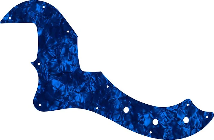 WD Custom Pickguard For Left Hand Fender American Standard Dimension Bass IV #28DBP Dark Blue Pearl/Black/White/Black