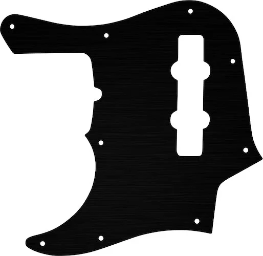 WD Custom Pickguard For Left Hand Fender American Deluxe 1998-Present 22 Fret Jazz Bass #27T Simulated Black A