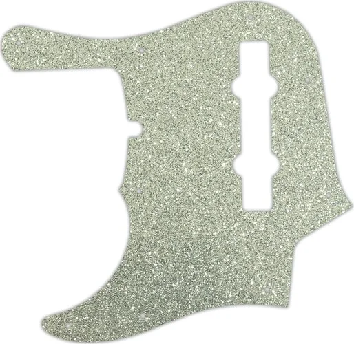 WD Custom Pickguard For Left Hand Fender American Deluxe 1995-Present 22 Fret 5 String Jazz Bass #60SS Silver Sparkle 