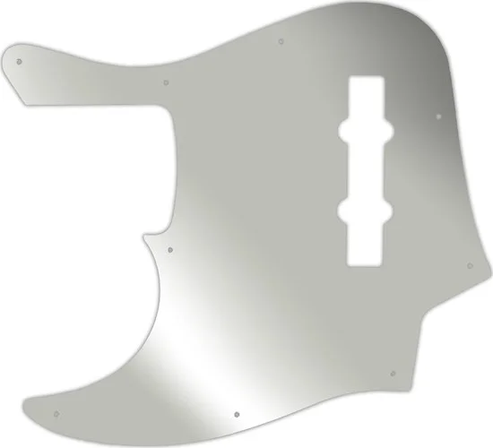WD Custom Pickguard For Left Hand Fender American Elite Jazz Bass #10 Mirror