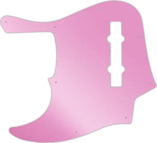 WD Custom Pickguard For Left Hand Fender American Elite 5 String Jazz Bass V #10P Pink Mirror