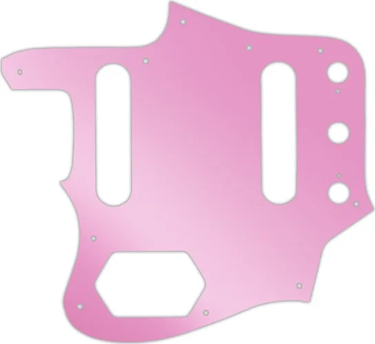 WD Custom Pickguard For Left Hand Fender American Vintage 1962 Reissue Jaguar #10P Pink Mirror