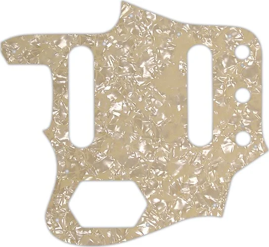 WD Custom Pickguard For Left Hand Fender American Vintage 1962 Reissue Jaguar #28C Cream Pearl/Cream/Black/Cre