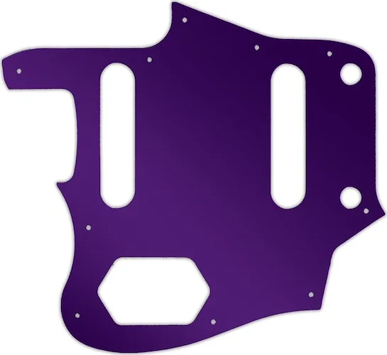 WD Custom Pickguard For Left Hand Fender American Professional Jaguar #10PR Purple Mirror