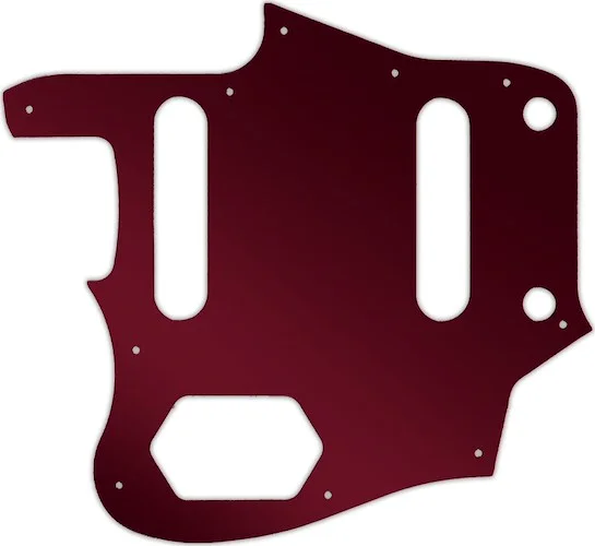 WD Custom Pickguard For Left Hand Fender American Professional Jaguar #10R Red Mirror