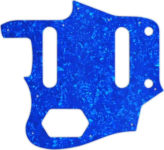 WD Custom Pickguard For Left Hand Fender American Professional Jaguar #28BU Blue Pearl/White/Black/White