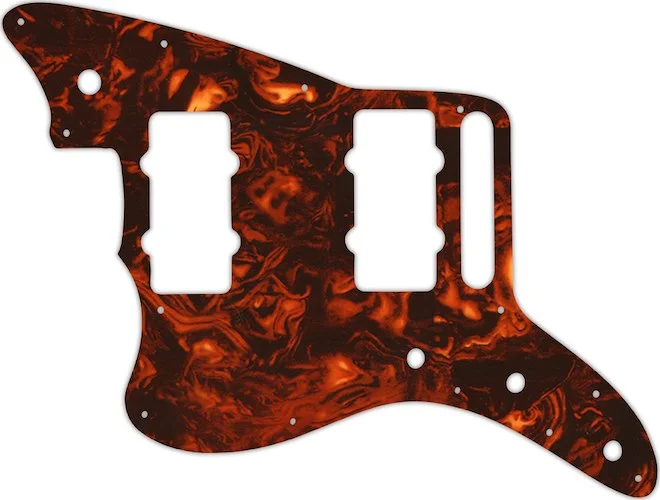 WD Custom Pickguard For Left Hand Fender American Special Jazzmaster #05F Faux Tortiose