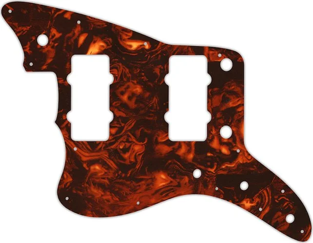 WD Custom Pickguard For Left Hand Fender American Professional Jazzmaster #05F Faux Tortiose