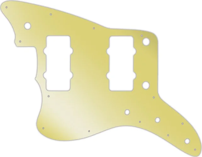 WD Custom Pickguard For Left Hand Fender American Professional Jazzmaster #10GD Gold Mirror