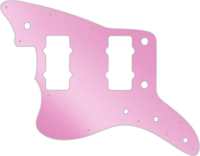 WD Custom Pickguard For Left Hand Fender American Professional Jazzmaster #10P Pink Mirror