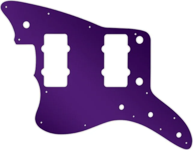 WD Custom Pickguard For Left Hand Fender American Professional Jazzmaster #10PR Purple Mirror