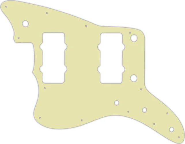 WD Custom Pickguard For Left Hand Fender American Professional Jazzmaster #34T Mint Green Thin