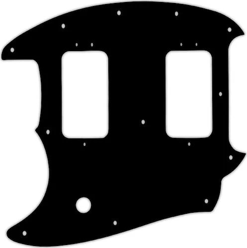 WD Custom Pickguard For Left Hand Fender American Special Mustang #38 Black/Cream/Black
