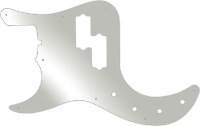 WD Custom Pickguard For Left Hand Fender American Deluxe 22 Fret Precision Bass #10 Mirror