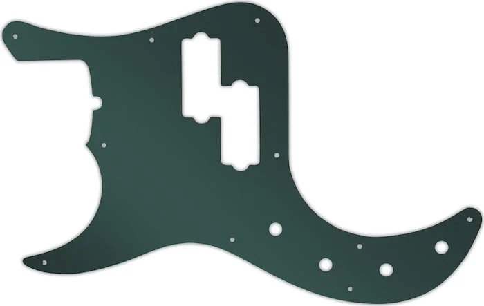 WD Custom Pickguard For Left Hand Fender American Deluxe 22 Fret Precision Bass #10S Smoke Mirror