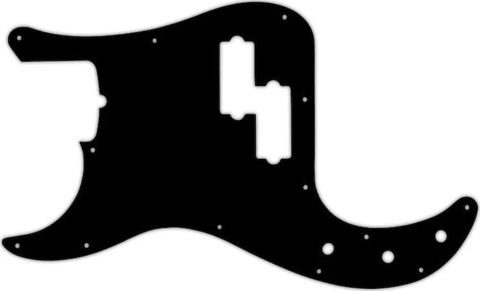 WD Custom Pickguard For Left Hand Fender American Performer Precision Bass #38 Black/Cream/Black