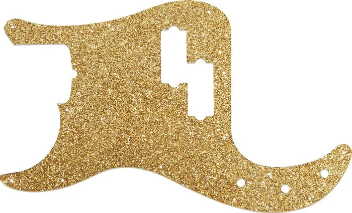 WD Custom Pickguard For Left Hand Fender American Performer Precision Bass #60RGS Rose Gold Sparkle 
