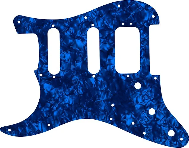 WD Custom Pickguard For Left Hand Fender American Deluxe Stratocaster #28DBP Dark Blue Pearl/Black/White/Black