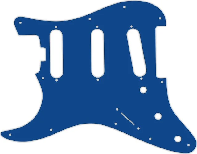 WD Custom Pickguard For Left Hand Fender American Elite Stratocaster SSS #08 Blue/White/Blue