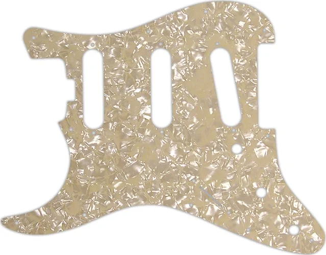 WD Custom Pickguard For Left Hand Fender American Elite Stratocaster SSS #28C Cream Pearl/Cream/Black/Cream
