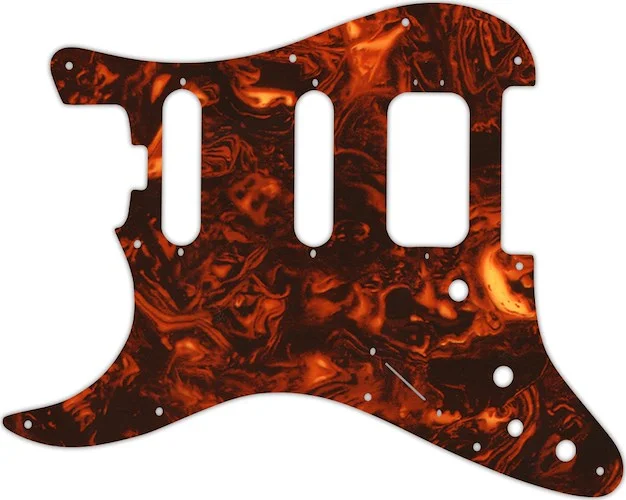 WD Custom Pickguard For Left Hand Fender American Elite Stratocaster HSS #05F Faux Tortiose