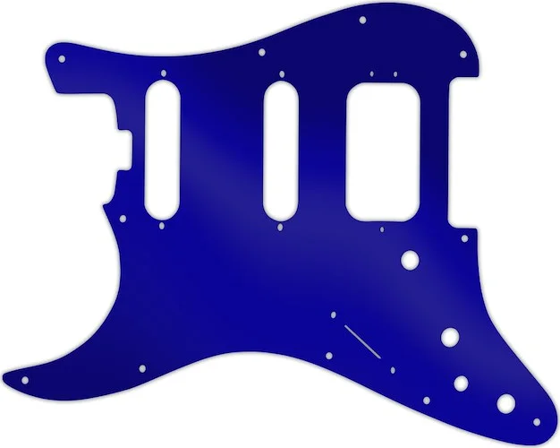 WD Custom Pickguard For Left Hand Fender American Elite Stratocaster HSS #10DBU Dark Blue Mirror