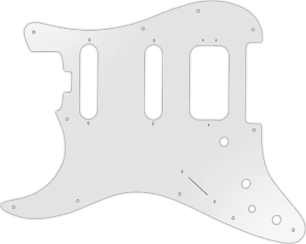 WD Custom Pickguard For Left Hand Fender American Elite Stratocaster HSS #22 Translucent Milk White