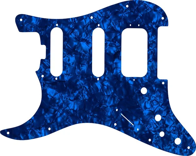 WD Custom Pickguard For Left Hand Fender American Elite Stratocaster HSS #28DBP Dark Blue Pearl/Black/White/Black