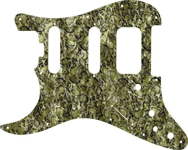 WD Custom Pickguard For Left Hand Fender American Elite Stratocaster HSS #31 Snakeskin