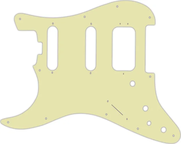 WD Custom Pickguard For Left Hand Fender American Elite Stratocaster HSS #34 Mint Green 3 Ply