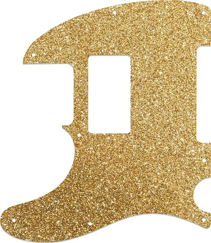 WD Custom Pickguard For Left Hand Fender American Performer Telecaster Humbucker #60RGS Rose Gold Sparkle