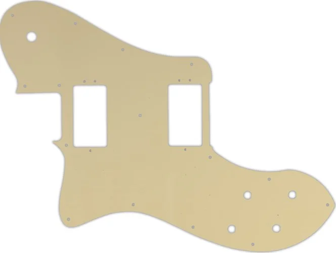 WD Custom Pickguard For Left Hand Fender American Professional Deluxe Shawbucker Telecaster #06B Cream/Black/C