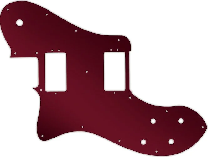 WD Custom Pickguard For Left Hand Fender American Professional Deluxe Shawbucker Telecaster #10R Red Mirror