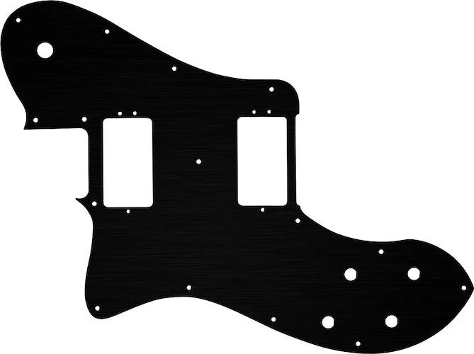 WD Custom Pickguard For Left Hand Fender American Professional Deluxe Shawbucker Telecaster #27T Simulated Bla