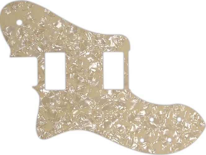 WD Custom Pickguard For Left Hand Fender American Professional Deluxe Shawbucker Telecaster #28C Cream Pearl/C