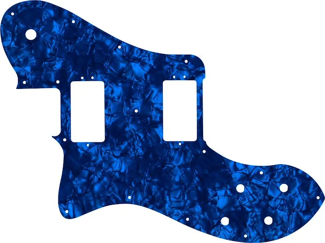 WD Custom Pickguard For Left Hand Fender American Professional Deluxe Shawbucker Telecaster #28DBP Dark Blue Pearl/Black/White/Black
