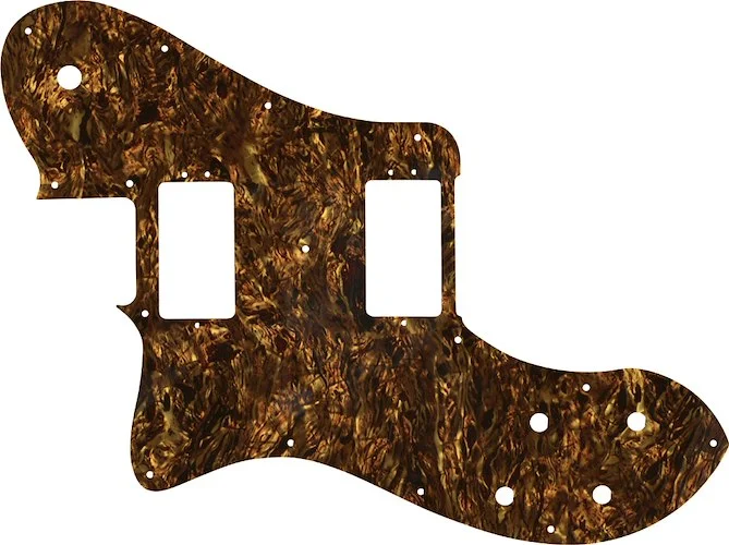 WD Custom Pickguard For Left Hand Fender American Professional Deluxe Shawbucker Telecaster #28TBP Tortoise Brown Pearl