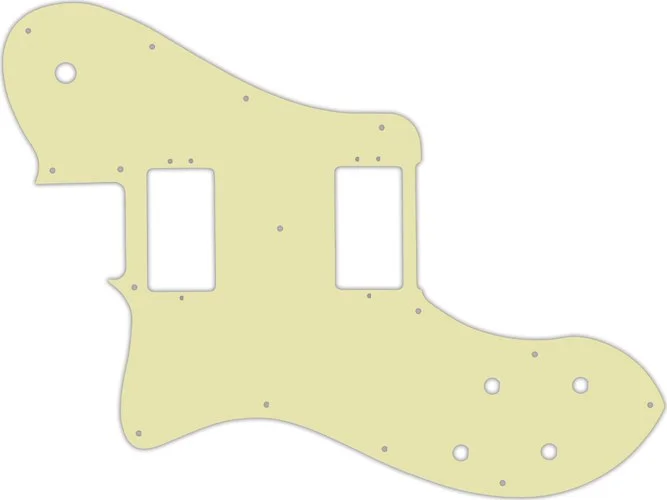 WD Custom Pickguard For Left Hand Fender American Professional Deluxe Shawbucker Telecaster #34T Mint Green Th