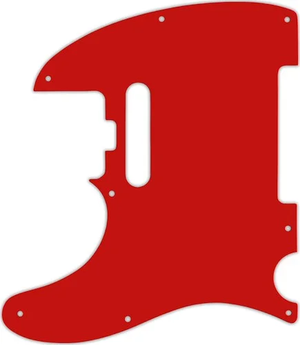 WD Custom Pickguard For Left Hand Fender American Elite Telecaster #07S Red Solid