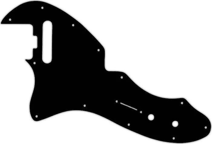 WD Custom Pickguard For Left Hand Fender American Elite Telecaster Thinline #03 Black/White/Black