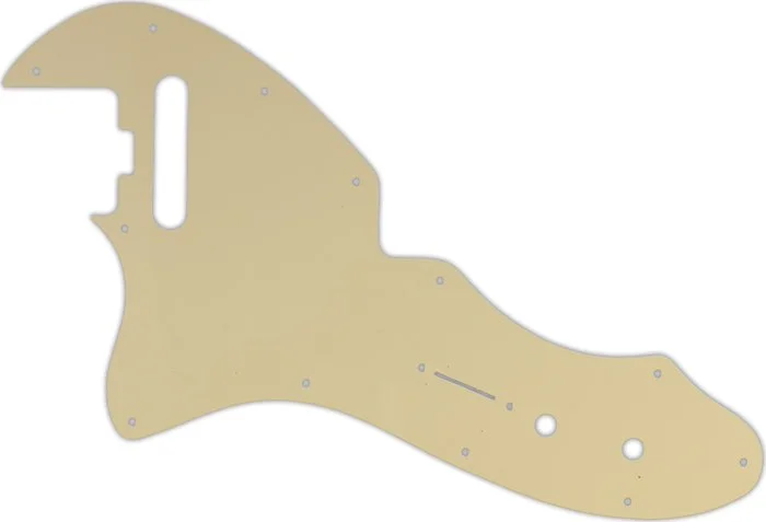 WD Custom Pickguard For Left Hand Fender American Elite Telecaster Thinline #06T Cream Thin