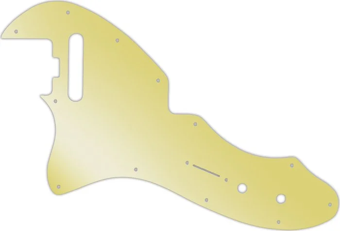 WD Custom Pickguard For Left Hand Fender American Elite Telecaster Thinline #10GD Gold Mirror