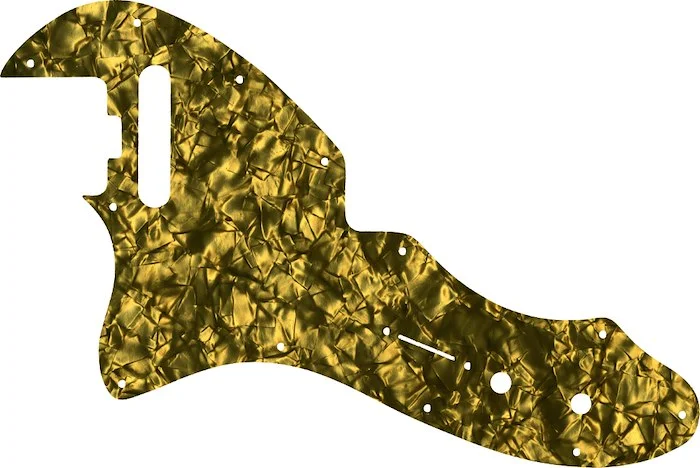 WD Custom Pickguard For Left Hand Fender American Elite Telecaster Thinline #28GD Gold Pearl/Black/White/Black