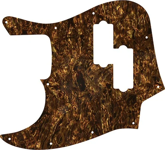 WD Custom Pickguard For Left Hand Fender Blacktop Jazz Bass #28TBP Tortoise Brown Pearl