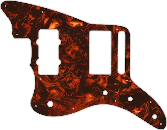 WD Custom Pickguard For Left Hand Fender Blacktop Jazzmaster #05F Faux Tortiose