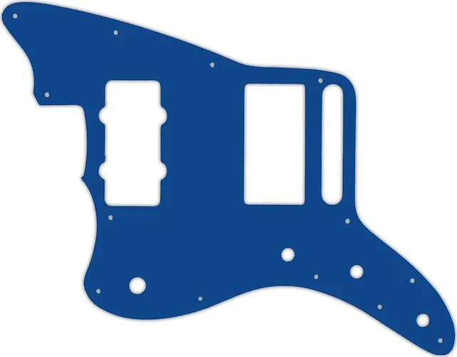 WD Custom Pickguard For Left Hand Fender Blacktop Jazzmaster #08 Blue/White/Blue