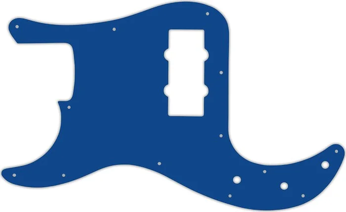 WD Custom Pickguard For Left Hand Fender Blacktop Precision Bass #08 Blue/White/Blue