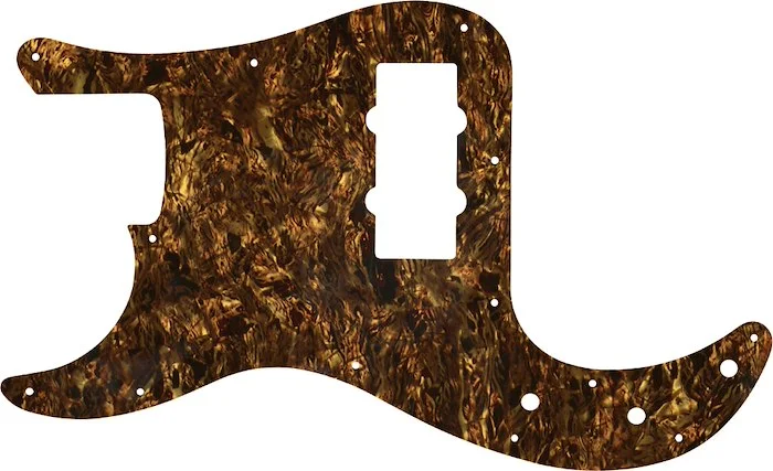 WD Custom Pickguard For Left Hand Fender Blacktop Precision Bass #28TBP Tortoise Brown Pearl